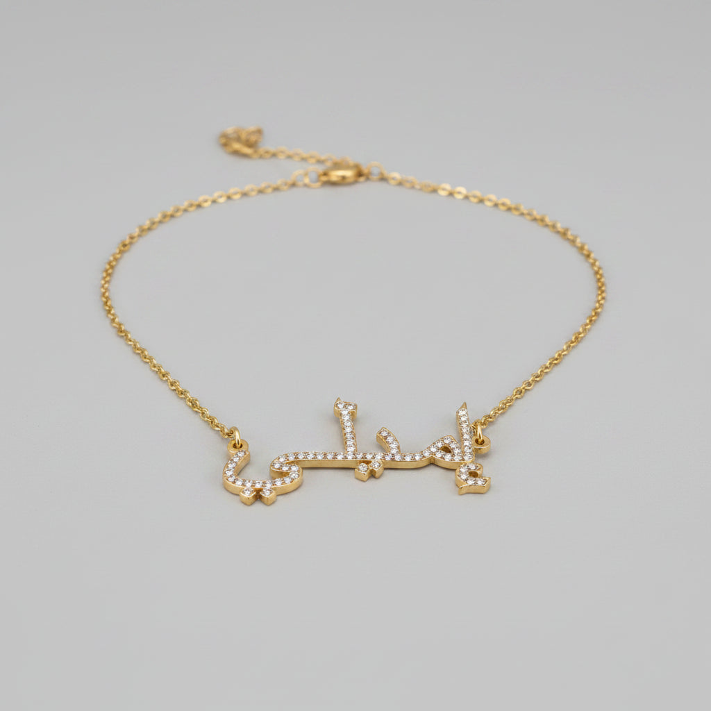 Collier or jaune strass NaharaBijoux