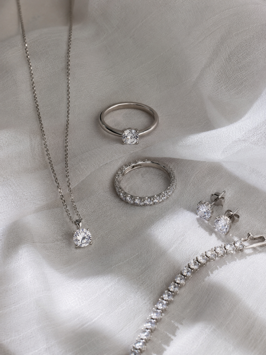 Bijoux luxe diamant argent et or