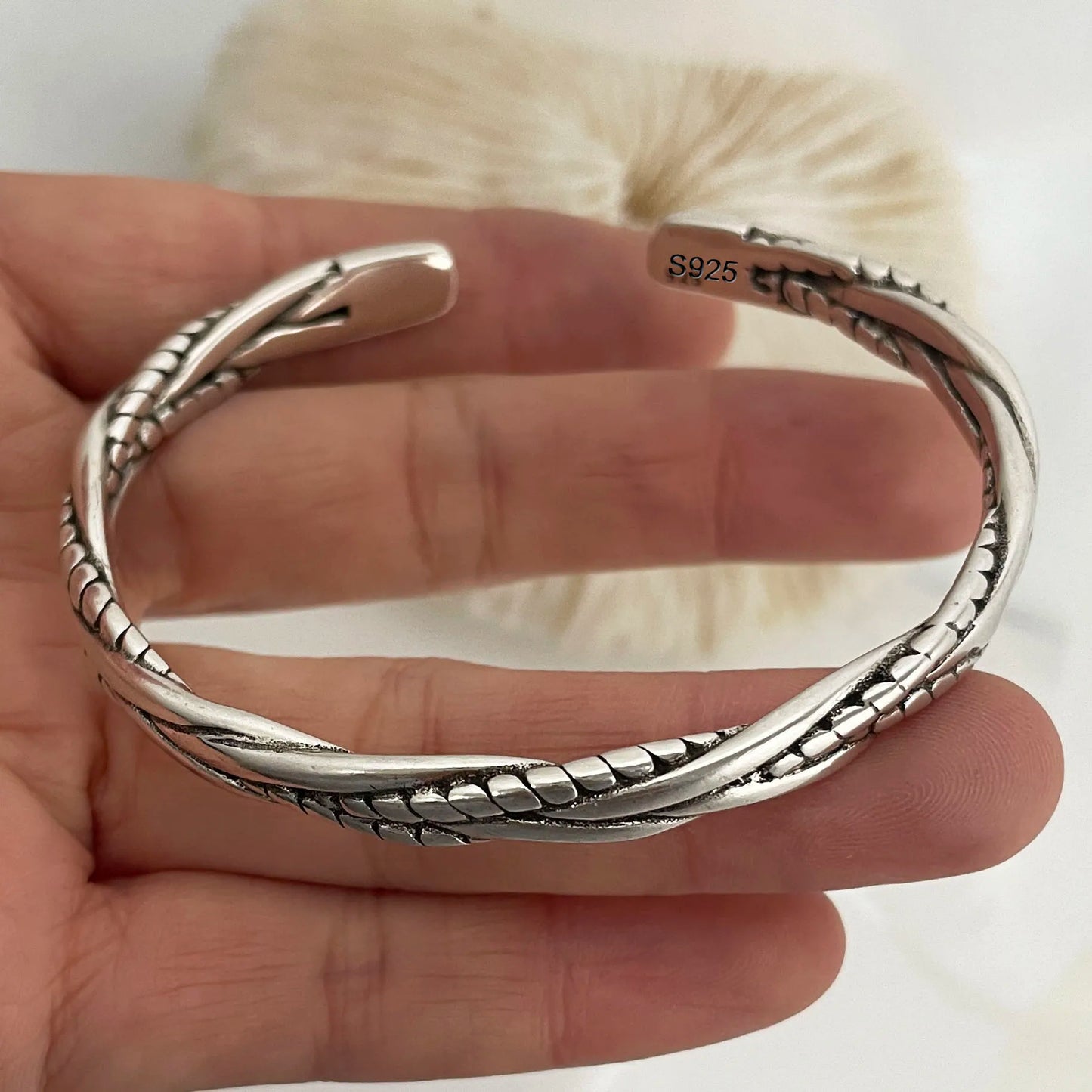 Bracelet tresses NaharaBijoux argent 925