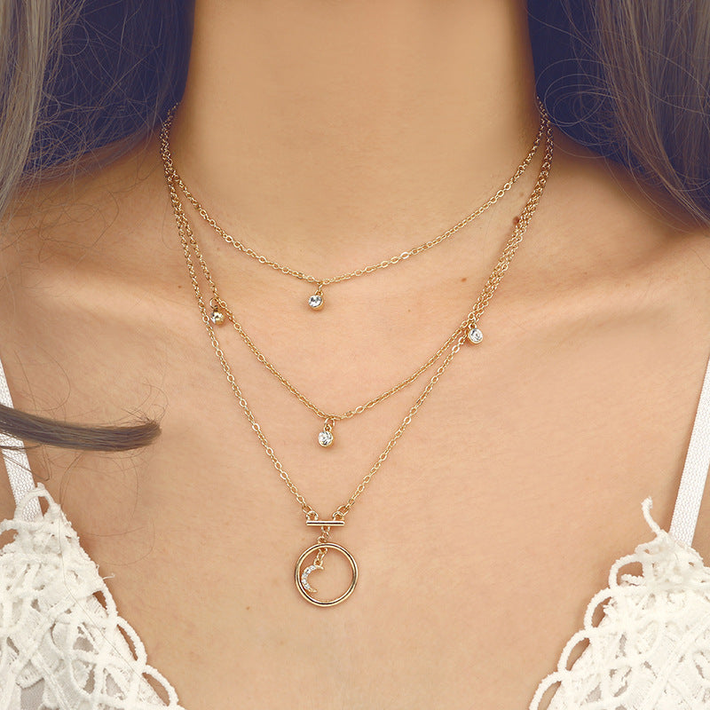Collier bohemian doré NaharaBijoux doré