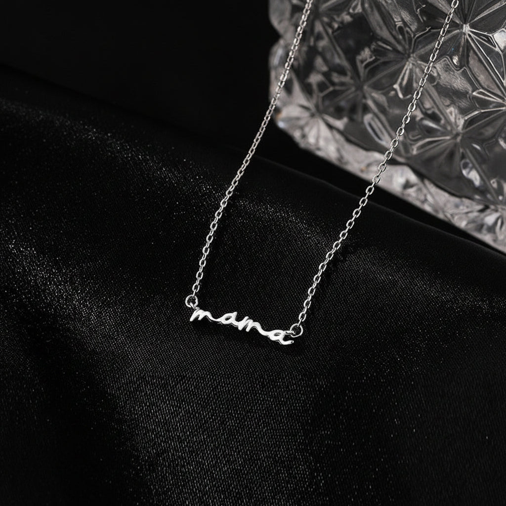 Collier "Mama" argent 925 véritable NaharaBijoux