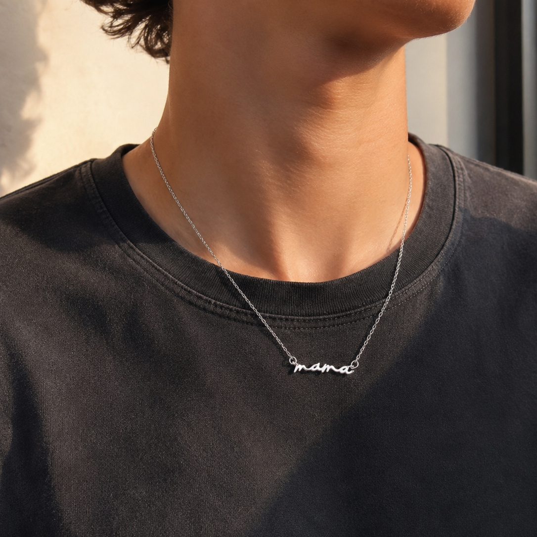 Garçon collier argent 925
