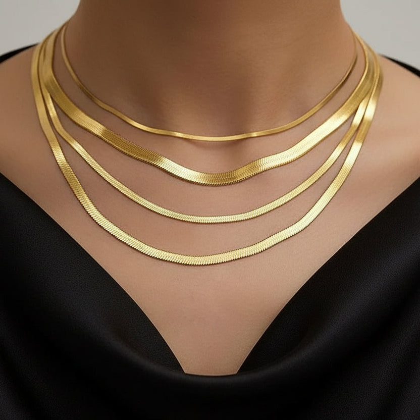 Collier serpent  Or NaharaBijoux 