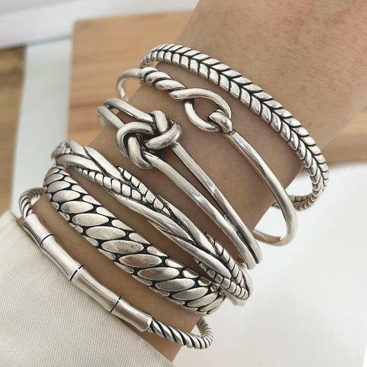 Bracelets en argent Sterling 925 pour femmes, Vintage, bijou avec pendentif cœur